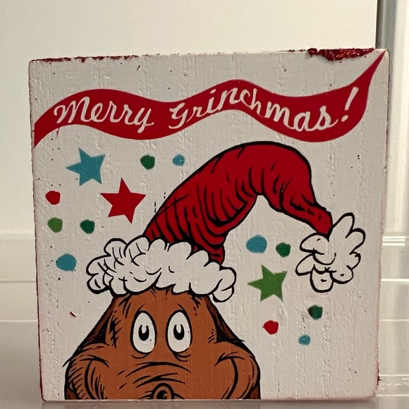 Super Cute Trio of Grinch & Friends Wooden Blocks- Set of 3- NWT - Picture 5 of 8